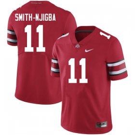 Jaxon Smith-Njigba #11 Ohio State Buckeyes University Embroidery Official Football Jersey -Scarlet Men 95947-612