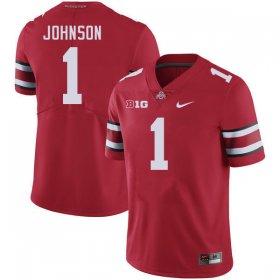 Quinshon Judkins #1 Ohio State Buckeyes Authentic NCAA Football Jersey - Red Men 93732-381