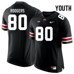 Bryson Rodgers #80 Ohio State Buckeyes Stylish NCAA Football Jersey - Black Youth 20986-296